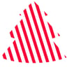 12 serviettes en papier 3 plis forme sapin rayures sucre d'orge