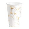 10 gobelets en carton 35cl blanc sparkling party or brillant