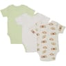 Lot de 3 bodies manches courtes bébé Influx SAFARI 24 MOIS