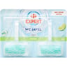 Carrefour expert bloc WC javel parfum citron vert 40 g x2
