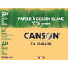 Canson pochette c à grain 12 feuilles 24x32 cm 224 grammes