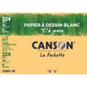 Canson pochette 10 feuilles à grain A3 224 grammes blanc