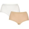 Lot de 2 culottes maxi unies LOT NUDE/BLANC 42/44