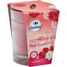 Carrefour essential bougie parfumée red love 150g