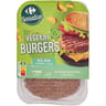 Carrefour sensation végétal burgers blé soja 2x90g - 180g