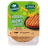 Carrefour sensation végétal hachés burgers blé soja 2x110g - 220g