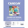Canson - Cahier à grain 24 pages 24x32 cm 125 grammes uni 200027109