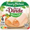 Fleury michon blanc de dinde doré au four 4 tranches 160g