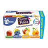 Charles & Alice spécialité de pommes mirabelles myrtilles et bananes 12x100g sans sucres ajoutés