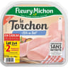 Fleury Michon le torchon -25 % de sel lot 2x4 tranches +2 offertes 300g + boîte en cadeau