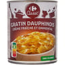 Carrefour classic' gratin dauphinois crème fraîche et emmental 850g