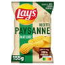 Lay's chips ondulées paysanne nature 155g