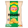 Lay's chips  ondulées paysanne nature maxi format 365g