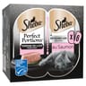 Sheba pâtée pour chat Perfect portions au saumon x6 225g
