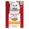 Gourmet mon petit sachets fraîcheur pour chat adulte au poulet, au canard, à la dinde  - 6 x 50g