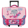 Cartable à roulettes 38 cm Lili Lou Rose