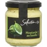 Carrefour sélection moutarde au basilic 200g