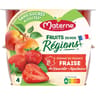 Materne compotes les fruits de nos régions pomme fraise 4x100g