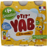 Carrefour sensation yaourt à boire vanille 6x180g