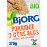 Bjorg porridge 3 céréales bio 375g