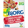 Bjorg croustillant fruits rouges choco bio 450g