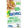 Bjorg muesli aux fruits bio 750g