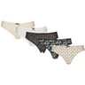 Lot de 5 slips fantaisies femme LOT NOIR T50\52