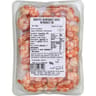 Queues de crevettes natures décortiquées ASC CARREFOUR LE MARCHE la barquette de 150g