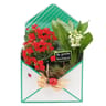 Enveloppe - boite enveloppe muguet et kalanchoe