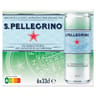 San Pellegrino eau minérale naturelle gazeuze 6x33cl