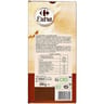 Carrefour extra tablette de chocolat blanc noisettes entières 200g