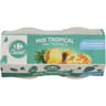 Carrefour classic' fruits au sirop mix tropical 4x70g