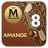Magnum glace bâtonnet amande 8x100ml 600g