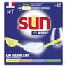 Sun tablettes lave vaiselle classic citron 60 lavages