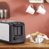 Tefal Grille pain express 2 fentes inox noir TT410D10