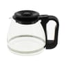 Home Equipement verseuse conique couleur noire avec couvercle adaptable A05BLACK