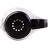 Home Equipement verseuse conique couleur noire avec couvercle adaptable A05BLACK