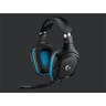 Logitech casque gaming filaire noir et bleu g432 leatherette 981-000770