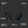 Logitech casque gaming g435 lightspeed wireless black 981-001050