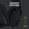 Logitech casque gaming g435 lightspeed wireless black 981-001050