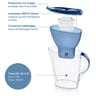 Brita carafe filtrante Marella bleu 1 filtre à eau Maxtra Pro inclus 1051119