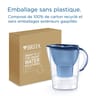 Brita carafe filtrante Marella bleu 1 filtre à eau Maxtra Pro inclus 1051119