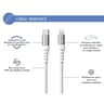 Force power lite câble renforcé usb c/lightning 1,2m 3a FPLICMFI1M2RW