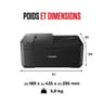 Canon imprimante multifonctions 4 en 1 PIXMA TR4750I NOIR