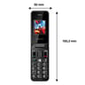 Logicom téléphone portable clapet écran 1.77" FLEEP 450 4G NOIR