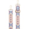 Bigben bandoulière pour smartphone motif brésilien violet et rose pale BBANDBRESV