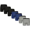 Lot de 7 boxers homme D17 -NR/NR/NR/BLE/BLE/GS/GS T4