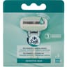 Carrefour soft lames de rasoir recharge sensitive skin x3