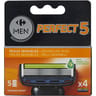 Carrefour men lames de rasoir homme perfect 5 peau sensible x4