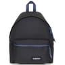 Sac a dos eastpak padded coloris noir lisere bleu